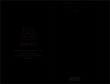 Tablet Screenshot of klmartistry.com